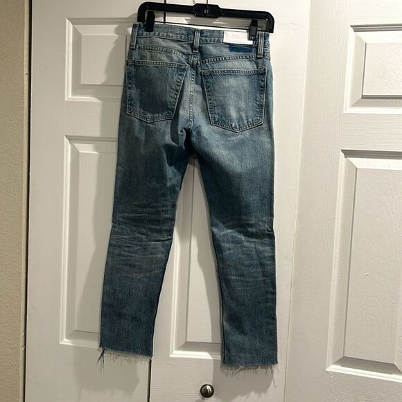Re/Done Cropped Jeans, Size 24 - Picture 8 of 12